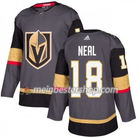 Vegas Golden Knights James Neal 18 Adidas 2017-2018 Grau Trikot Authentic - Herren